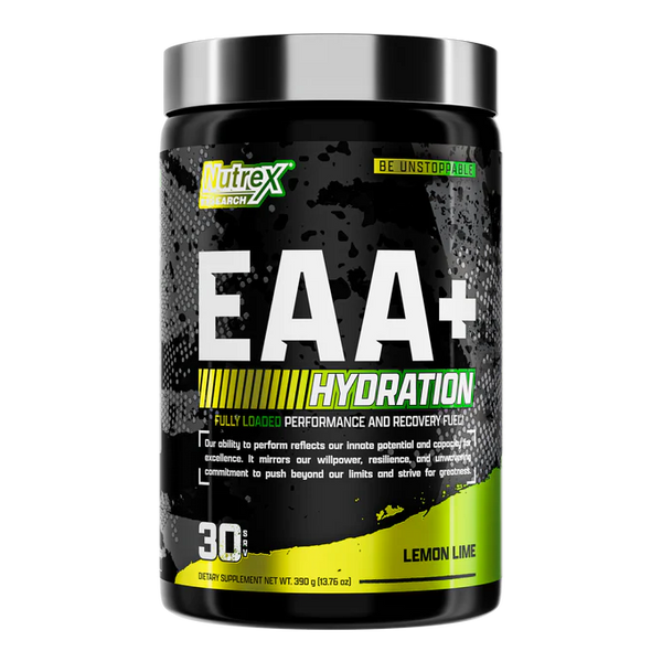 a container of nutrex eaa hydration lemon lime