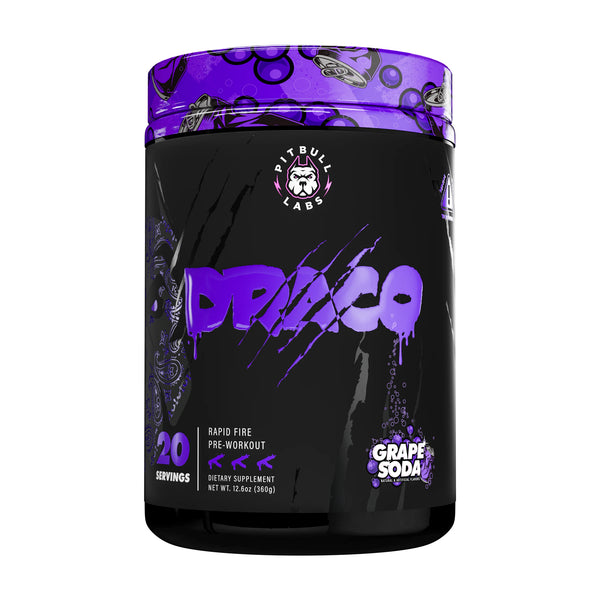 pit bull draco pre workout grape soda